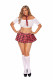 School Girl Fantasy - Queen Size - White/red Image