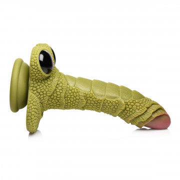 CC AH055 GRN Swamp Monster Green Scaly Silicone Dildo Honey S Place