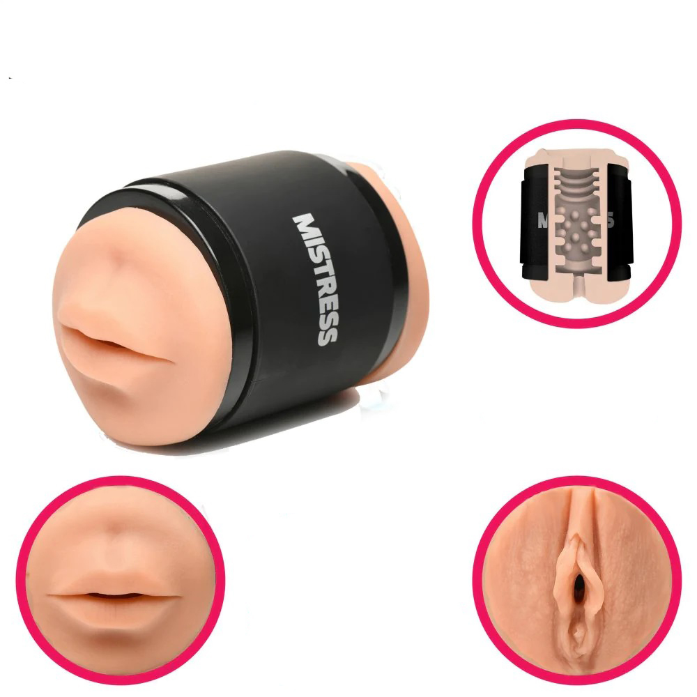 Cn Mistress Double Shot Mouth And Pussy Stroker Medium