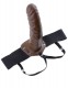 Fetish Fantasy Series 8 Inch Hollow Strap-on -  Brown Image