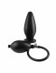 Anal Fantasy Collection Inflatable Silicone Plug - Black Image