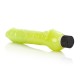 Glow-in-the-Dark Jelly Penis Vibe 7 Inches - Green Image