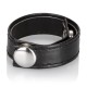 Leather Black 3-Snap Ring Image