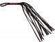 Sex and Mischief Stripe Flogger - Red and Black Image
