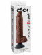 King Cock 10-Inch Vibrating Cock With Balls -  Brown Image