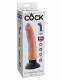 King Cock 7-Inch Vibrating Cock - Light Image