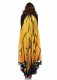 Festival Butterfly Wing Halter Cape - Orange/  - One Size - Black Image