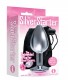 The 9's the Silver Starter Bejeweled Stainless  Steel Plug - Pink Image