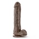Dr. Skin Mr. Savage 11.5 Inch Dildo With Suction  Cup - Chocolate Image