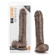 Dr. Skin Mr. Savage 11.5 Inch Dildo With Suction  Cup - Chocolate Image