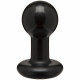 Round Butt Plug - Small - Black Image