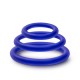 Performance - Vs4 Pure Premium Silicone Cockring Set - Indigo Image