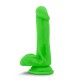 Neo - 6 Inch Dual Density Cock With Balls - Neon Green Image