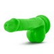 Neo - 6 Inch Dual Density Cock With Balls - Neon Green Image