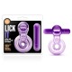 Play With Me - Lick It - Vibrating Double Strap Cockring - Purple Image