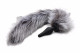 Grey Wolf Tail Anal Plug and Ears Set Image