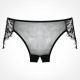 Adore Lavish & Lace Panty - One Size - Black Image