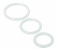 Trinity Silicone Cock Rings - Clear Image