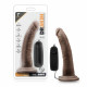 Dr. Skin - Dr. Dave - 7 Inch Vibrating Cock With Suction Cup - Chocolate Image