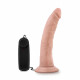 Dr. Skin - Dr. Dave - 7 Inch Vibrating Cock With  Suction Cup - Vanilla Ea Image