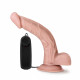 Dr. Skin - Dr. Sean - 8 Inch Vibrating Cock With  Suction Cup - Vanilla Image