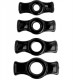 Titanmen Cock Ring Set - Black Image