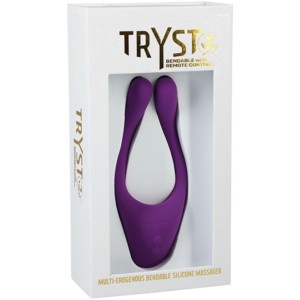 Dj0990 15 Bx Tryst V2 Bendable Multi Erogenous Zone Massager With