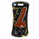 Pro Sensual Premium Silicone 6 Inch Dong With 3  Cockrings - Brown Image
