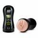 M for Men - Soft and Wet - Pussy With Pleasure Ridges - Self Lubricating Stroker Cup - Vanilla Image