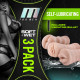 M for Men - 3-Pack Self-Lubricating Vibrating  Stroker Sleeve Kit - Vanilla Image