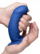 Squeezable Thick Phallic Dildo - Blue Image