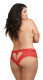 Open Back Panty - Red - 1x Image