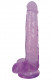 Lollicock - 8 Inch Slim Stick With Balls - Grape Ice Image