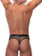 Cock Pit Net Cock Ring Thong - S/ M - Black Image
