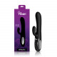 Hypnotic - Black - Thrusting Rabbit With Swinging Clitoral Stimulator Image