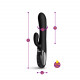 Hypnotic - Black - Thrusting Rabbit With Swinging Clitoral Stimulator Image