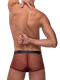 Cock Pit Net Mini Cock Ring Short - Extra Large - Burgundy Image
