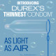 Durex Air Condom- 3 Pack Image