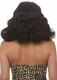 16 Inch Retro Curly Bob Wig - Black Image
