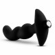 Anal Adventures - Platinum - Silicone Vibrating  Prostate Massager 03 - Black Image
