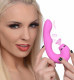 Shegasm 5 Star 10x Tapping G-Spot Vibe With Suction - Pink Image