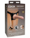 King Cock Elite Beginner's Silicone Body Dock Kit  - Harness and 6 Inch Dildo - Light Image