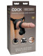 King Cock Elite Deluxe Silicone Body Dock  Kit  -  Harness and 8 Inch Dildo - Light Image
