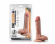 Dr. Skin Plus - 6 Inch Posable Dildo With Balls -  Mocha Image