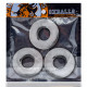Fat Willy 3-Pack Jumbo C-Rings - Clear Image
