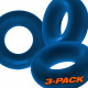Fat Willy 3-Pack Jumbo C-Rings - Space Blue Image
