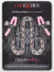 Nipple Play Crystal Chain Nipple Clamps - Pink Image