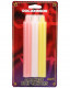 Japanese Drip Candles - 3 Pack - Pink, White, Yellow Image