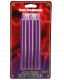 Japanese Drip Candles - 3 Pack - Purple Image