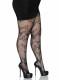Butterfly Net Tights - 1x/2x - Black Image